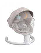 Kidnort Leagan electric cu 5 moduri de balansare pentru copii Drom Grey miscare lenta laterala cu telecomanda muzica conectare bluetoothusb accesorii incluse cadru solid din otel dimensiune 66 x 65 x 53.5 cm