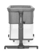 Kidnort Patut multifunctonal tip co-sleeper si tarc de joaca pentru copii cu leganare intrare laterala Snackskal Grey greutate articol 8.7 kg