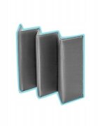 Kidnort Patut pliabil 3 in 1 pentru copii cu doua nivele laterala culisanta plasa de ventilatie cu saltea si geanta de transport incluse dimensiune 128 x 78.5 x 68 cm Livsmiljo Dark Grey