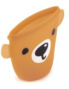 Kidnort Recipient de stocare alimente din silicon cu inchidere zip 350 ml Retter Brun