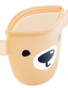 Kidnort Recipient de stocare alimente din silicon cu inchidere zip 350 ml Retter Mjolk Bej