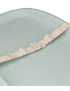 Kidnort Salteluta de infasat pentru bebelusi Dusty Sage din spuma moale impermeabila moderna si ergonomica cu baza antiderapanta centura de siguranta reglabila si margini ridicate dimensiune 71.5 x 52 x 7.5 cm