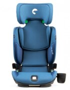 Kidnort Scaun auto compact cu SPS isofix Tetiera si spatar reglabile prevazut cu cotiere I-Size 100-150cm R-129 Natt Blue