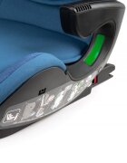 Kidnort Scaun auto compact cu SPS isofix Tetiera si spatar reglabile prevazut cu cotiere I-Size 100-150cm R-129 Natt Blue