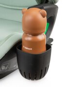 Kidnort Scaun auto compact cu SPS isofix Tetiera si spatar reglabile prevazut cu cotiere I-Size 100-150cm R-129 Natt Green
