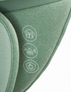 Kidnort Scaun auto compact cu SPS isofix Tetiera si spatar reglabile prevazut cu cotiere I-Size 100-150cm R-129 Natt Green