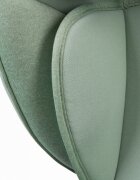 Kidnort Scaun auto compact cu SPS isofix Tetiera si spatar reglabile prevazut cu cotiere I-Size 100-150cm R-129 Natt Green