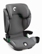 Kidnort Scaun auto compact cu SPS isofix Tetiera si spatar reglabile prevazut cu cotiere I-Size 100-150cm R-129 Natt Grey