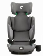 Kidnort Scaun auto compact cu SPS isofix Tetiera si spatar reglabile prevazut cu cotiere I-Size 100-150cm R-129 Natt Grey