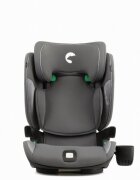 Kidnort Scaun auto compact cu SPS isofix Tetiera si spatar reglabile prevazut cu cotiere I-Size 100-150cm R-129 Natt Grey