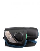 Kidnort Scaun auto cu isofix pentru copii model pliabil cu Tetiera reglabila 100-150 cm i-SIZE R-129 Mane Blue