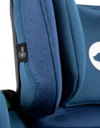 Kidnort Scaun auto cu isofix pentru copii model pliabil cu Tetiera reglabila 100-150 cm i-SIZE R-129 Mane Blue