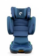 Kidnort Scaun auto cu isofix pentru copii model pliabil cu Tetiera reglabila 100-150 cm i-SIZE R-129 Mane Blue