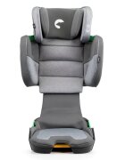 Kidnort Scaun auto cu isofix pentru copii model pliabil cu Tetiera reglabila 100-150 cm i-SIZE R-129 Mane Gray