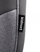 Kidnort Scaun auto cu isofix pentru copii model pliabil cu Tetiera reglabila 100-150 cm i-SIZE R-129 Mane Gray