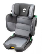 Kidnort Scaun auto cu isofix pentru copii model pliabil cu Tetiera reglabila 100-150 cm i-SIZE R-129 Mane Gray