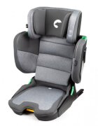 Kidnort Scaun auto cu isofix pentru copii model pliabil cu Tetiera reglabila 100-150 cm i-SIZE R-129 Mane Gray