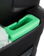 Kidnort Scaun auto cu isofix pentru copii model pliabil cu Tetiera reglabila 100-150 cm i-SIZE R-129 Mane Green
