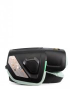 Kidnort Scaun auto cu isofix pentru copii model pliabil cu Tetiera reglabila 100-150 cm i-SIZE R-129 Mane Green