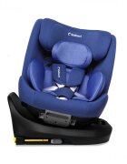 Kidnort Scaun auto pentru copii Radjur Blue cu isofix rotativ 360 i-Size 40-150 cm Top Tether centuri in 5 puncte Sistem de impact lateral baldachin reglabil pozitie somn
