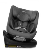 Kidnort Scaun auto pentru copii Radjur Grey cu isofix rotativ 360 i-Size 40-150 cm Top Tether centuri in 5 puncte Sistem de impact lateral baldachin reglabil pozitie somn