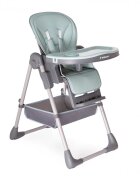 Kidnort Scaun de masa pentru copii Jordgubbe Green multifunctional cu roti bara de jucarii spatar reglabil pozitie somn reglabil pe inaltime pe 6 nivele tavita cu suport pentru pahar usor de pliat
