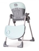 Kidnort Scaun de masa pentru copii Jordgubbe Green multifunctional cu roti bara de jucarii spatar reglabil pozitie somn reglabil pe inaltime pe 6 nivele tavita cu suport pentru pahar usor de pliat