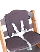 Kidnort Scaun de masa pentru copii multifunctional Drommer Brown pliabil din lemn transformabil cu sezut reglabil pe 11 nivele de inaltime picioare antiderapante cu pernuta inclusa capacitate maxim admisa 75 kg