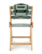 Kidnort Scaun de masa pentru copii multifunctional Drommer Green pliabil din lemn transformabil cu sezut reglabil pe 11 nivele de inaltime picioare antiderapante cu pernuta inclusa capacitate maxim admisa 75 kg