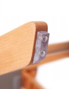 Kidnort Scaun de masa pentru copii multifunctional Drommer Grey pliabil din lemn transformabil cu sezut reglabil pe 11 nivele de inaltime picioare antiderapante cu pernuta inclusa capacitate maxim admisa 75 kg