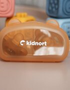 Kidnort Set 2 suzete din silicon Happling ortodontica si simetrica Sterilizabile cu orificii de ventilatie de la 0 la 18 luni fara BPA