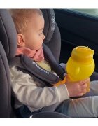 Kidnort Sticla de apa din silicon cu pai retractabil 600 ml Retter Gladje YellowOrange