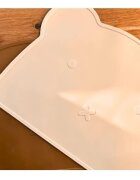 Kidnort Suport farfurie pentru copii din silicon antiderapant Retter Brun