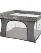 Kidnort Tarc de joaca pentru copii Snoen Light Grey pliabil design modern si sigur acces mare cu fermoar actionat din exterior husa depozitare inclusa dimensiune 126.5 x 74.5 cm