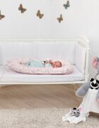 Kids Decor Baby Nest Ursuletul Martinica roz culcus bebelus pentru dormit reversibil multifunctional 100 x 60 cm