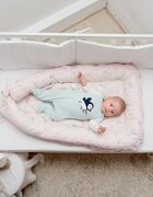 Kids Decor Baby Nest Ursuletul Martinica roz culcus bebelus pentru dormit reversibil multifunctional 100 x 60 cm