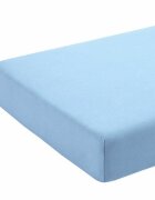Kids Decor Cearceaf albastru KidsDecor cu elastic din bumbac 60x107 cm