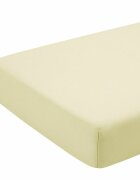Kids Decor Cearceaf crem KidsDecor cu elastic din bumbac 60 x 85 cm