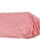 Kids Decor Cearceaf din jersey Stars in your eyes Pink cu elastic 70x120 cm