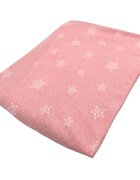 Kids Decor Cearceaf din jersey Stars in your eyes Pink cu elastic 70x120 cm