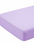 Kids Decor Cearceaf mov KidsDecor cu elastic din bumbac 60 x 85 cm