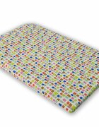 Kids Decor Cearceaf Mozaic KidsDecor cu elastic din bumbac 70 x 120 cm