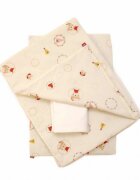 Kids Decor Lenjerie pat copii 4 piese Mici Indieni KidsDecor din bumbac 70x110 cm 100x135 cm