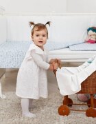 Kids Decor Lenjerie pat copii Baby Bear albastru KidsDecor din bumbac 70x140 cm 110x125 cm