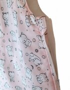 Kids Decor Sac de dormit copii 0.8 tog KidsDecor Baby Bear roz din bumbac 95 cm