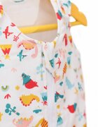 Kids Decor Sac de dormit copii 1.5 tog Cute Dinosaurs din bumbac 140 cm