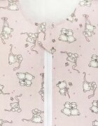 Kids Decor Sac de dormit copii 1.5 tog Loving Bear Pink din bumbac 60 cm