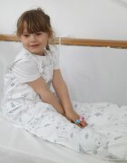 Kids Decor Sac de dormit copii 1.5 tog Somnorosul koala roz din bumbac 140 cm