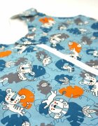 Kids Decor Sac de dormit copii 1.5 tog Tiger Jungle din bumbac 95 cm
