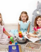 Kids Decor Sac de dormit copii 1.5 tog Ursi Polari din bumbac 140 cm